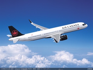 Altri sei Airbus A321XLR per Air Canada