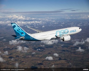 L’Airbus A330-800 ottiene certificato di omologazione dall’Easa
