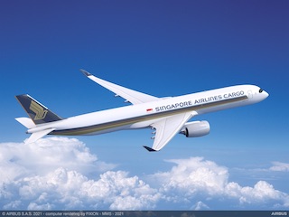 Airbus: Singapore Airlines ordina sette A350 Freighter