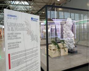 Aeroporto di Fiumicino: in mostra sculture finaliste del concorso “Leonardo e il viaggio. Oltre i confini dell’uomo e dello spazio”