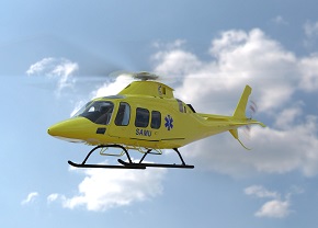 Leonardo: l’AW109 Trekker scelto dall’Ospedale di Rouen per le operazioni di elisoccorso