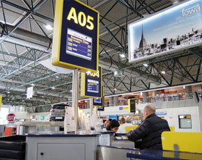 Connessione Wi-Fi all’aeroporto di Torino