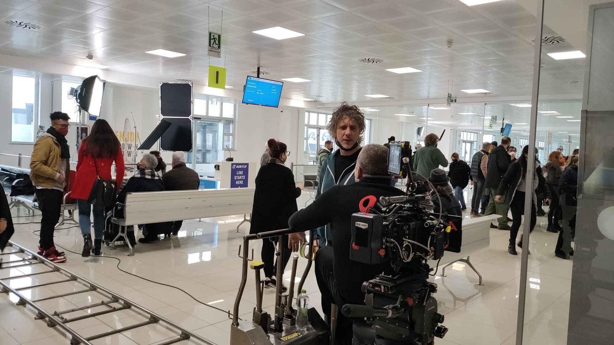 L’Aeroporto d’Abruzzo diventa un set cinematografico