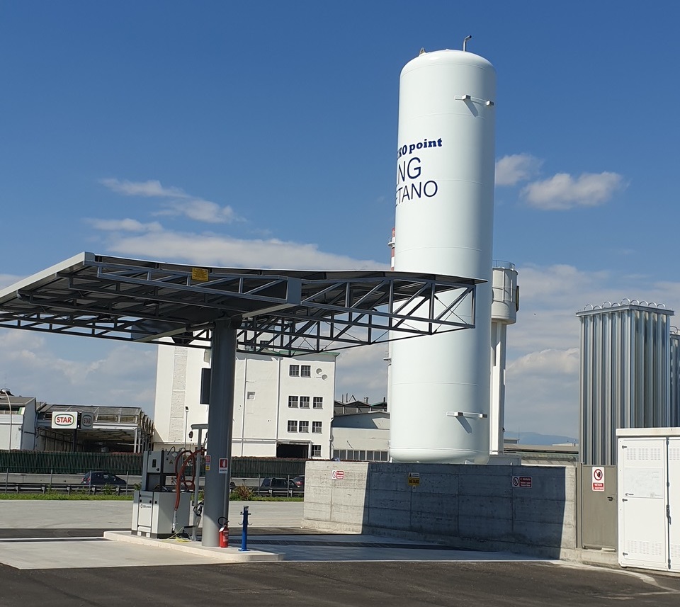 Liquigas e Ekopoint inaugurano la prima stazione di servizio Gnl alle porte di Milano