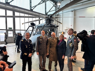 Leonardo: l’Austria riceve il primo elicottero AW169M LUH e ne ordina altri 18