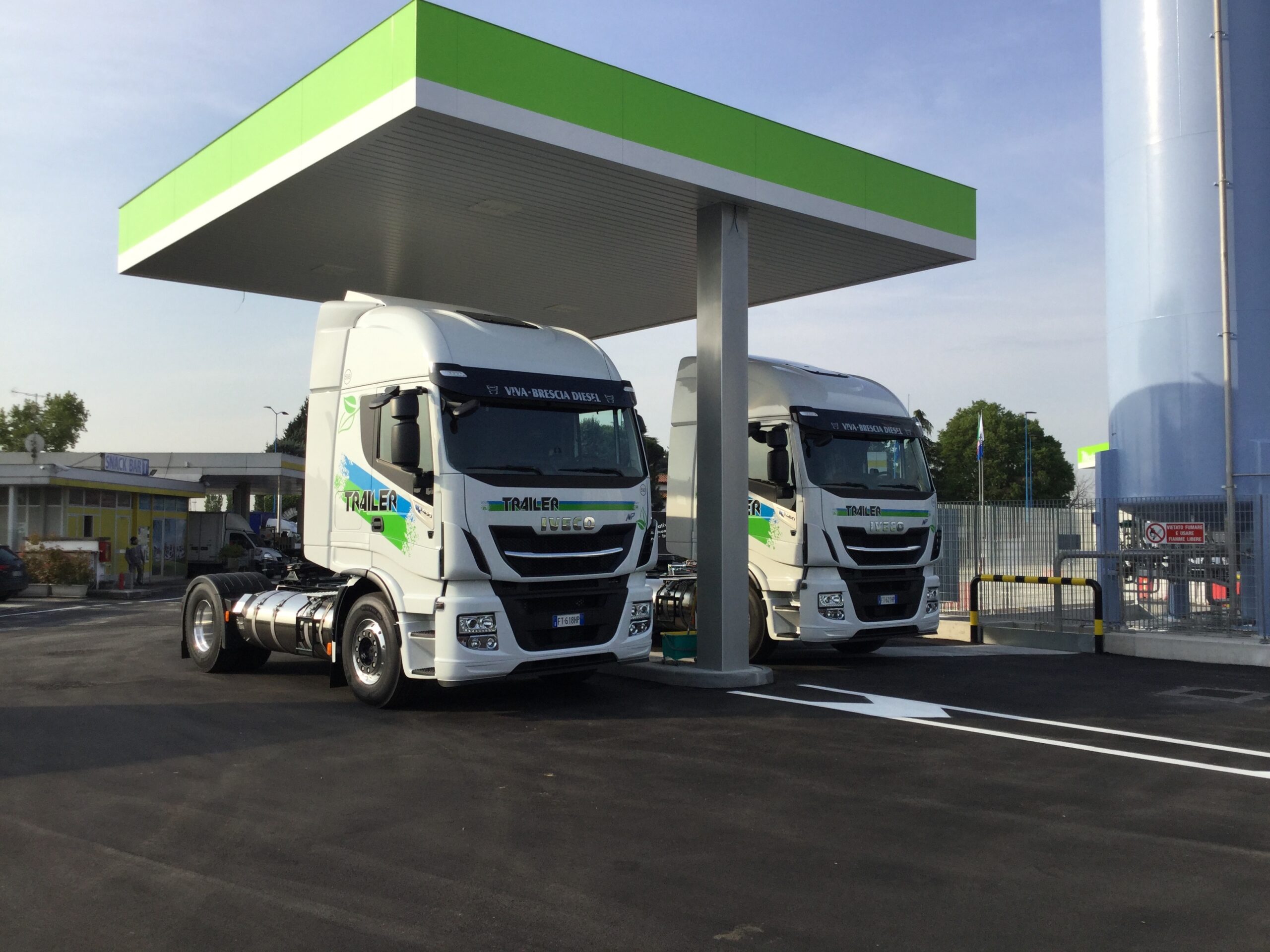 Brescia, Iveco alla cerimonia di inaugurazione della nuova stazione di rifornimento LNG