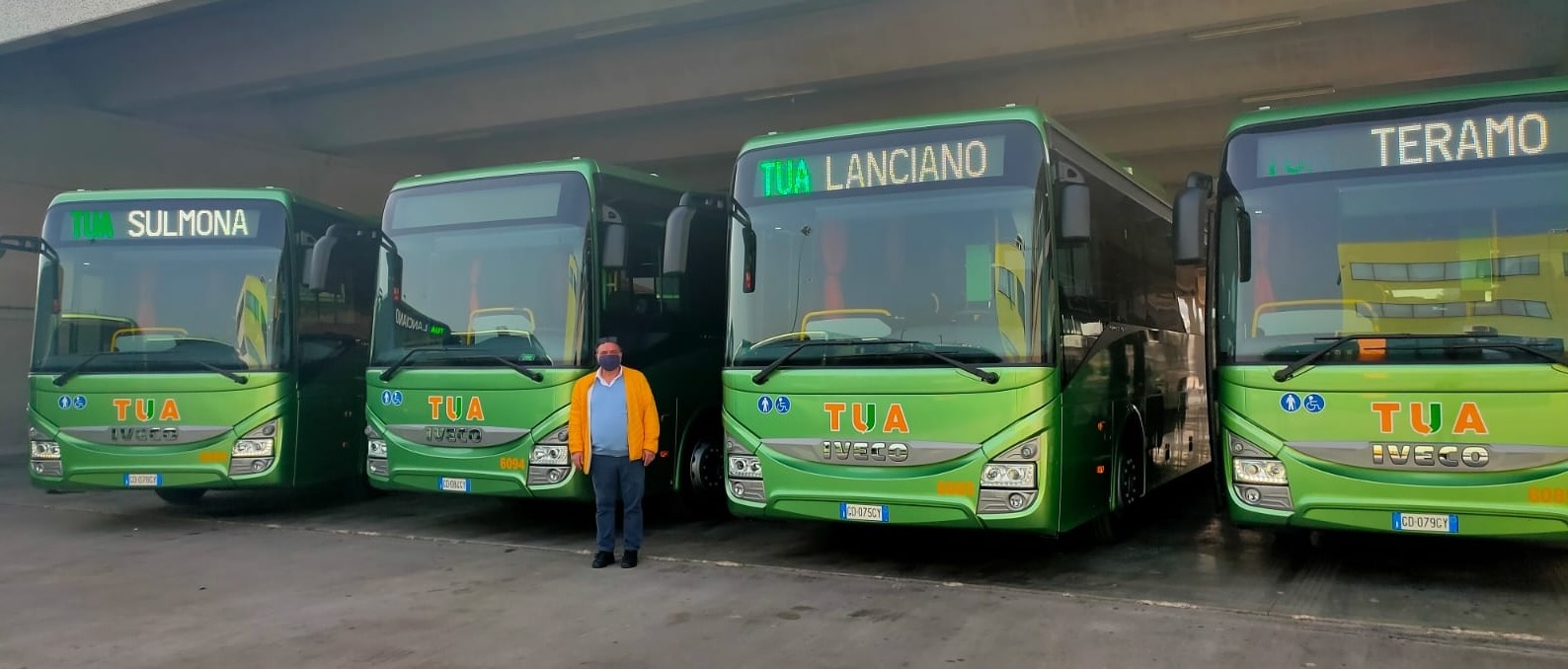 TUA Abruzzo continua il rinnovo del parco mezzi: 12 nuovi bus sostenibili entrano in flotta