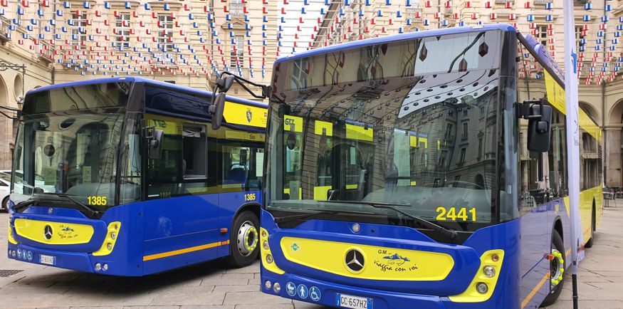 Torino: la flotta Gtt cresce con 20 nuovi autobus Mercedes Conecto