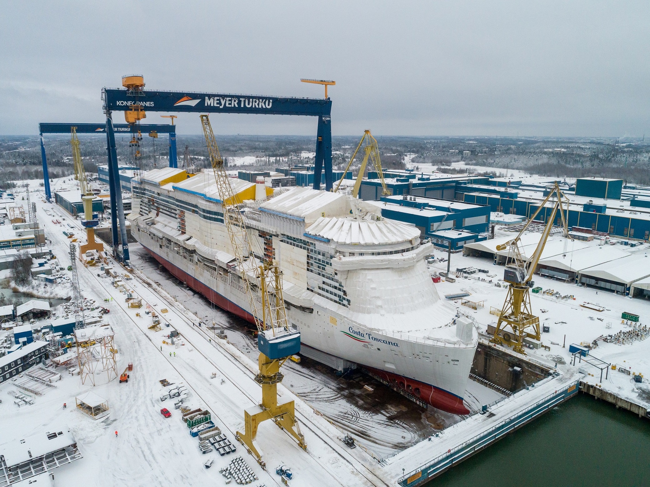 Costa Crociere: varo tecnico per la nuova Costa Toscana alimentata a LNG