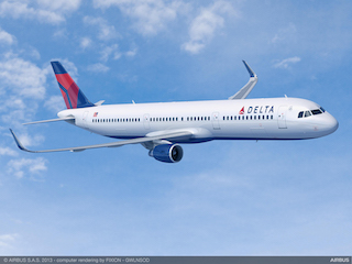 Delta ordina 25 Airbus A321neo