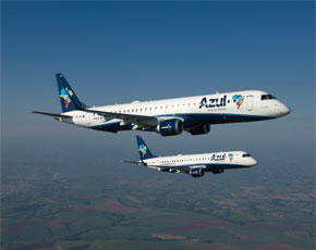 Azul ordina undici Embraer E-195
