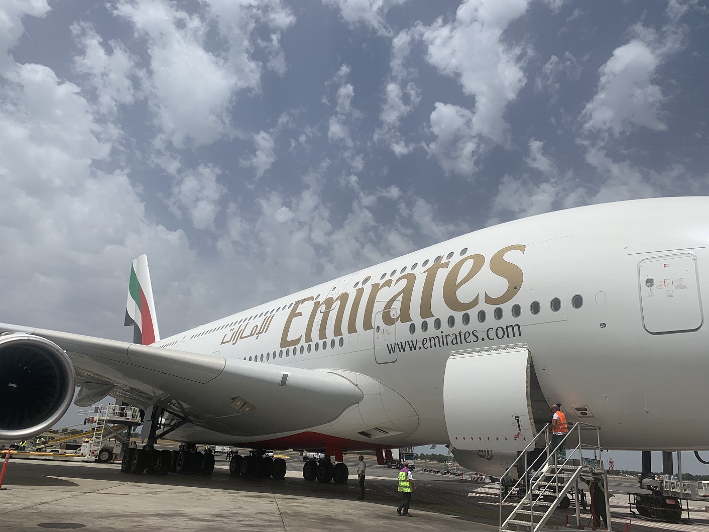 Emirates: di nuovo operativo l’A380 sulla rotta Roma-Dubai