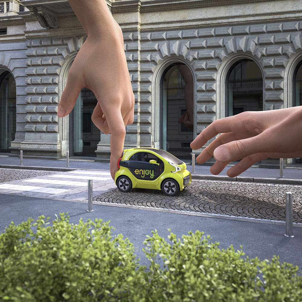 Car sharing, si amplia la flotta Enjoy a Firenze: ora disponibili 50 city car elettriche XEV YOYO