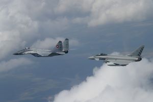 Primo mese di attività degli Eurofighter italiani in Romania