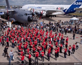 Airbus: opportunità di lavoro al Salone di Le Bourget