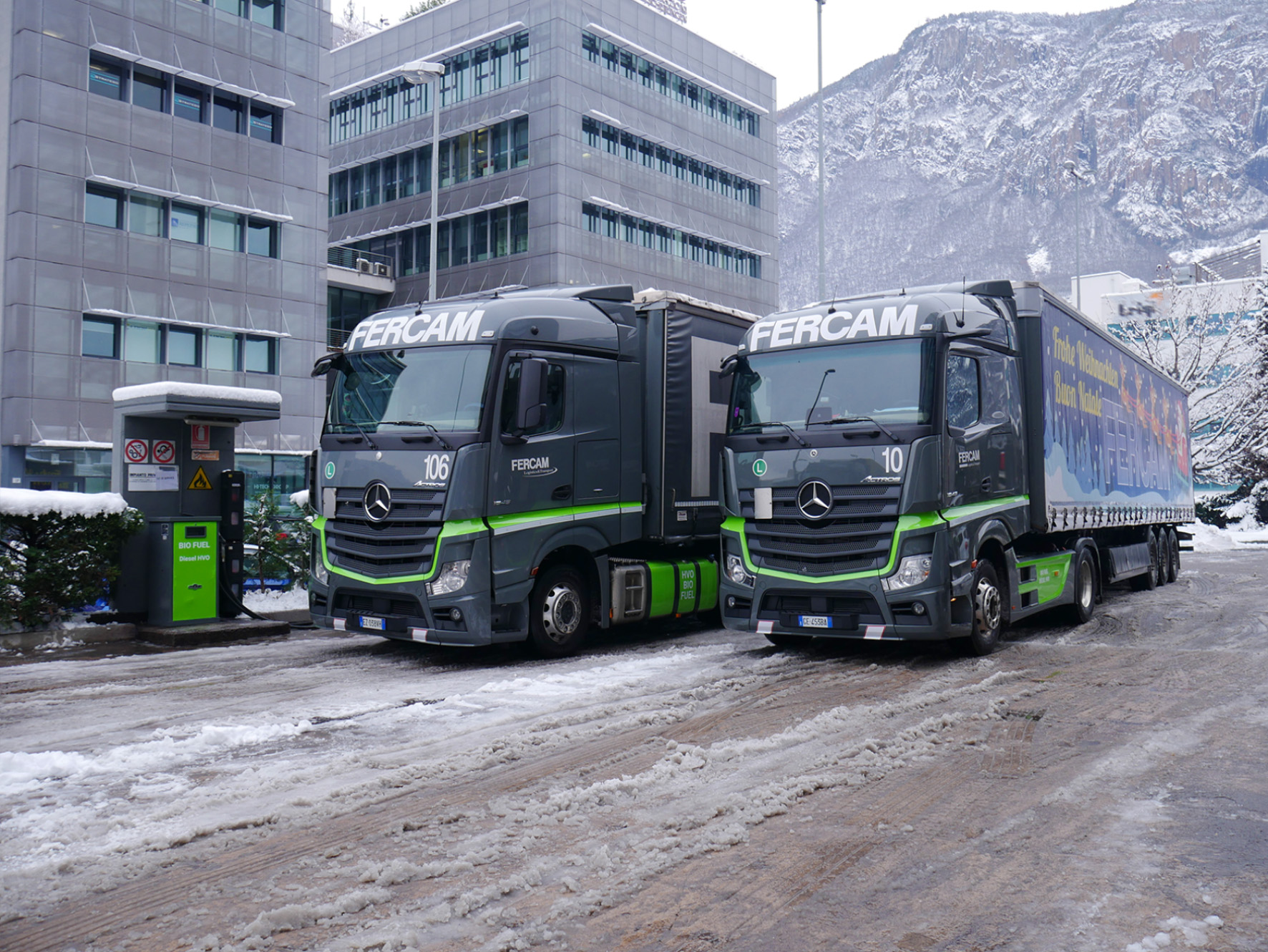 Logistica sostenibile: un distributore di biocarburante HVO per Fercam