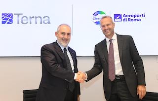 ADR: accordo con Terna per la transizione energetica degli aeroporti di Fiumicino e Ciampino