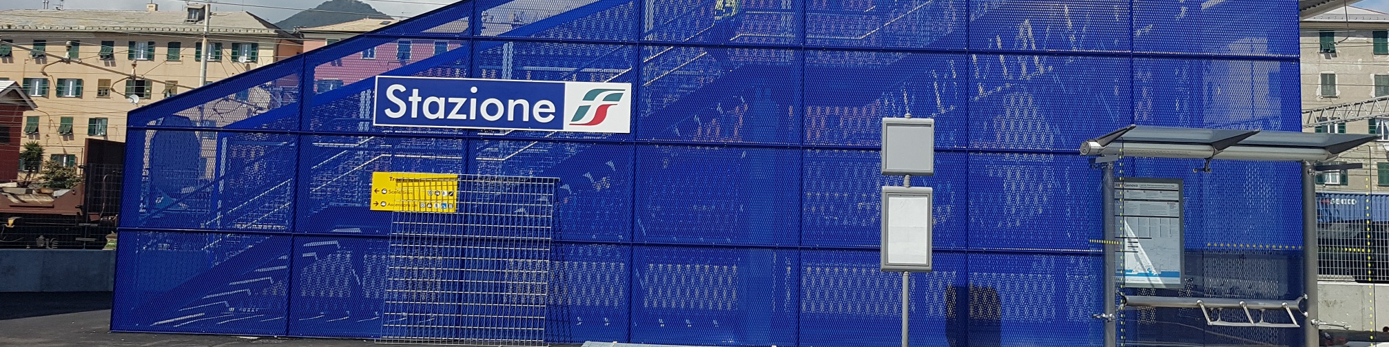 RFI, Liguria: aperta la nuova passerella tra la stazione di Genova Sestri Ponente Aeroporto e la fermata bus