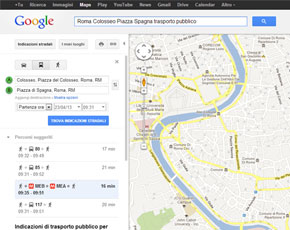 Trasporto pubblico: Google Maps presenta Transit
