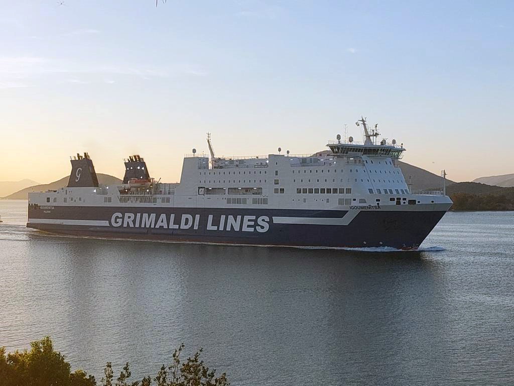 Grimaldi introduce la nave Igoumenitsa sulla linea giornaliera tra Bari e la Grecia