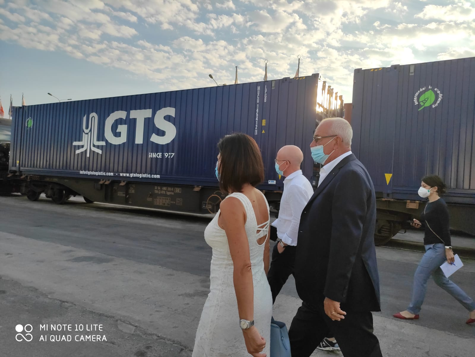 Trasporto merci, De Micheli in visita alla GTS Rail: la priorità è l’intermodalità