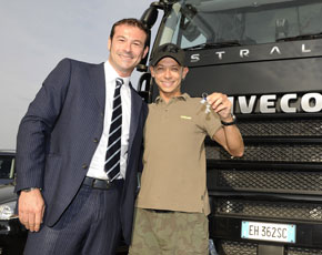 Iveco e Valentino Rossi viaggiano insieme