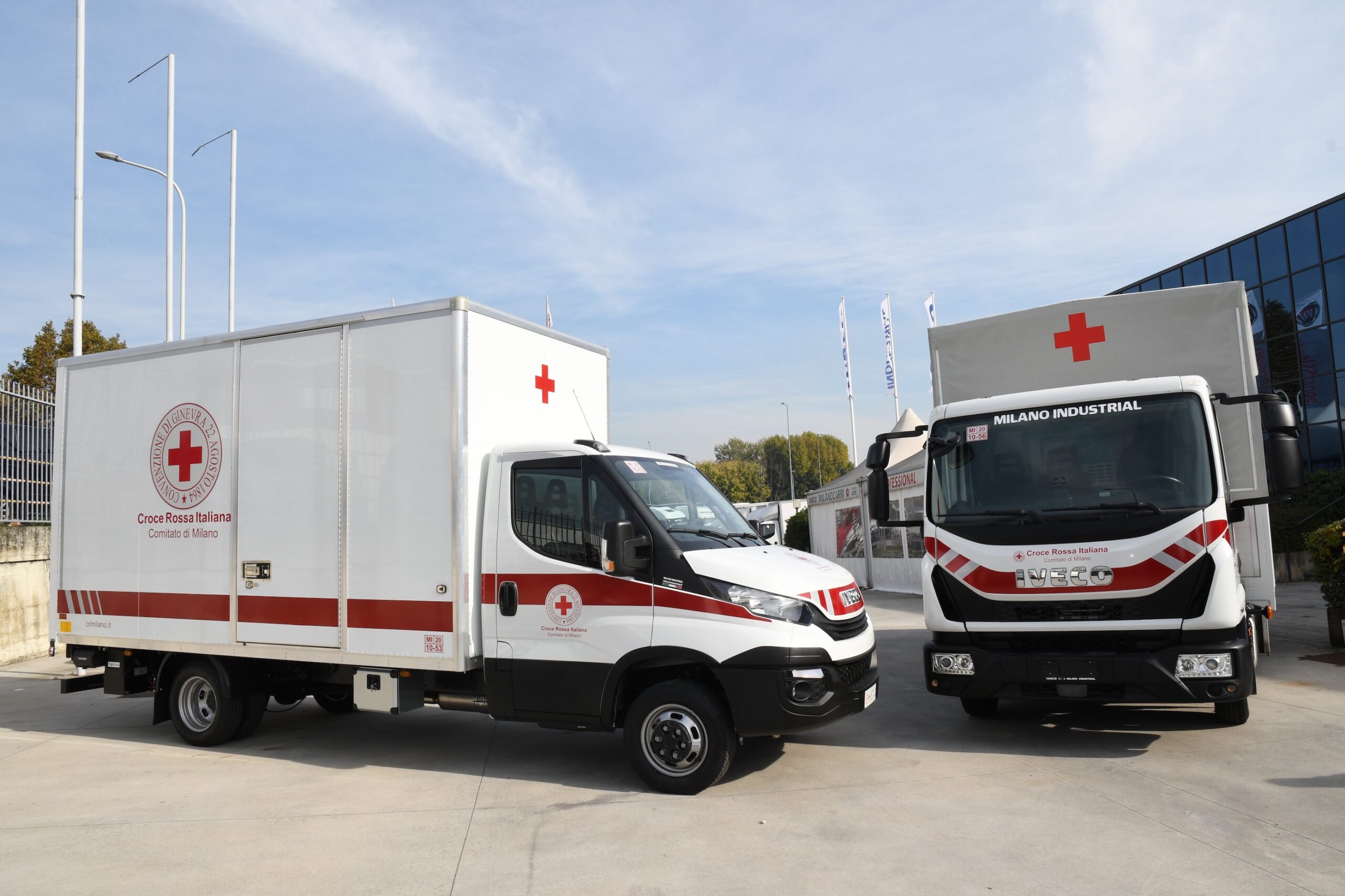 Iveco e Milano Industrial a fianco della Croce Rossa Italiana per fronteggiare l’emergenza Covid-19