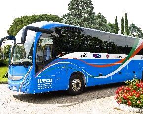 Iveco pullman ufficiale della Nazionale Italiana di Calcio