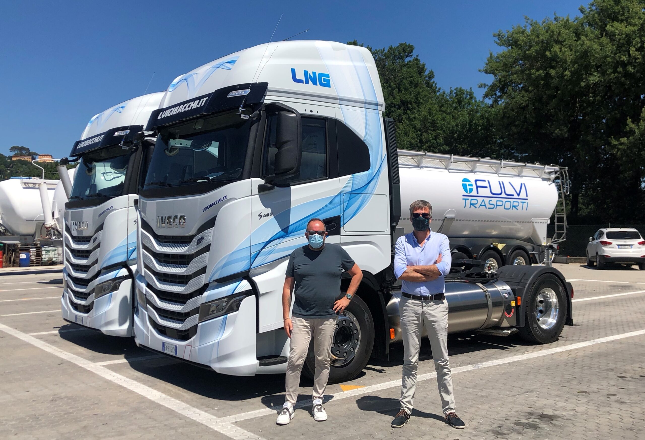 Iveco consegna cinque S-Way NP alimentati a LNG alla Fulvi Trasporti srl