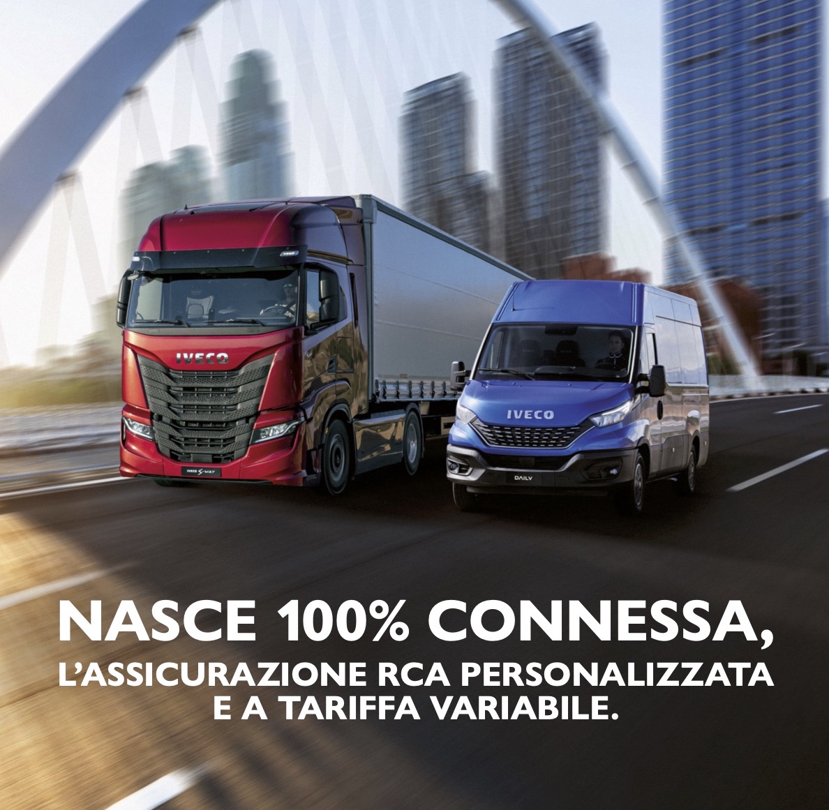 Con la polizza “100% connessa” Iveco propone una soluzione su misura basata sul reale utilizzo