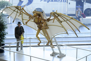Aeroporto di Fiumicino: in mostra le “Macchine del volo” di Leonardo