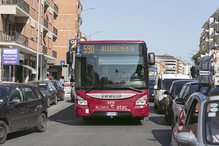 Trasporto pubblico Roma: novità per i percorsi dei bus 559, 590 e 657