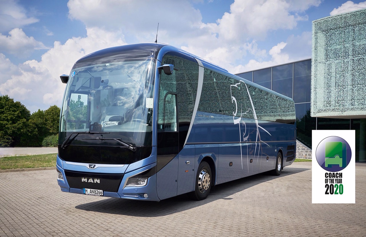 Bus, il MAN Lion’s Coach si aggiudica “Coach of the Year 2020”