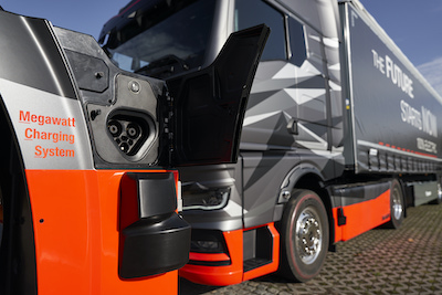 MAN Truck & Bus: entro il 2024 pronto il Megawatt Charging System per il trasporto elettrico su lunghe distanze