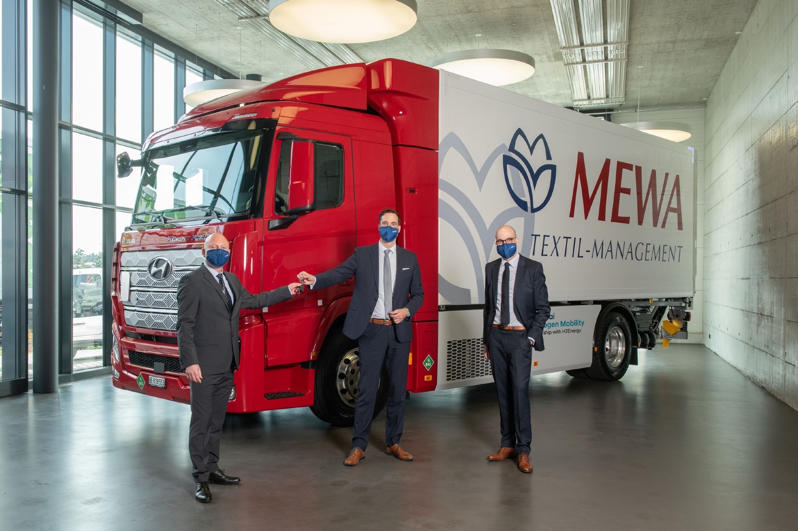 Per Mewa primo camion a idrogeno Hyundai Xcient Fuel Cell per un utilizzo quotidiano