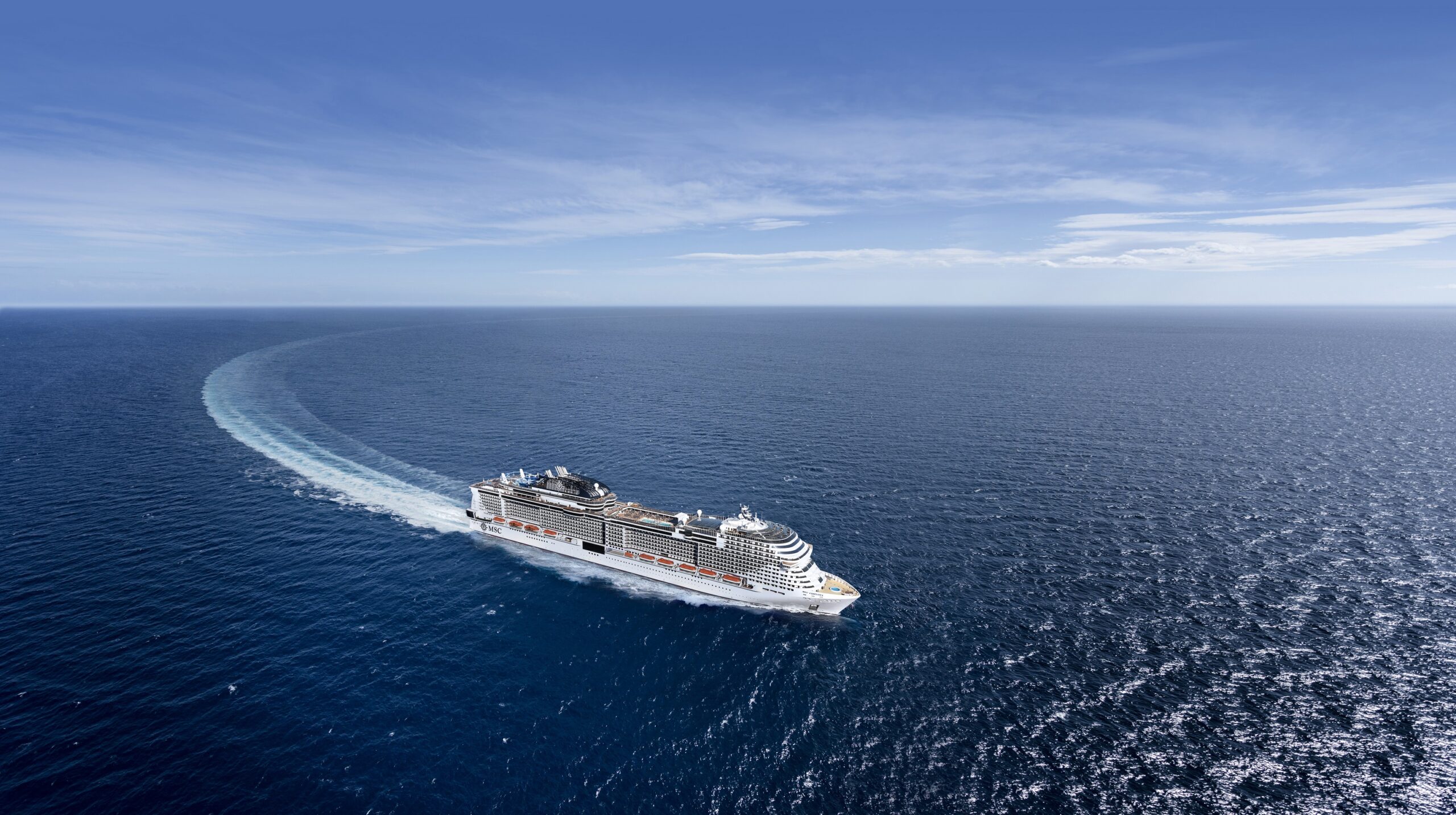 Msc: l’ammiraglia Virtuosa pronta a salpare per le isole britanniche