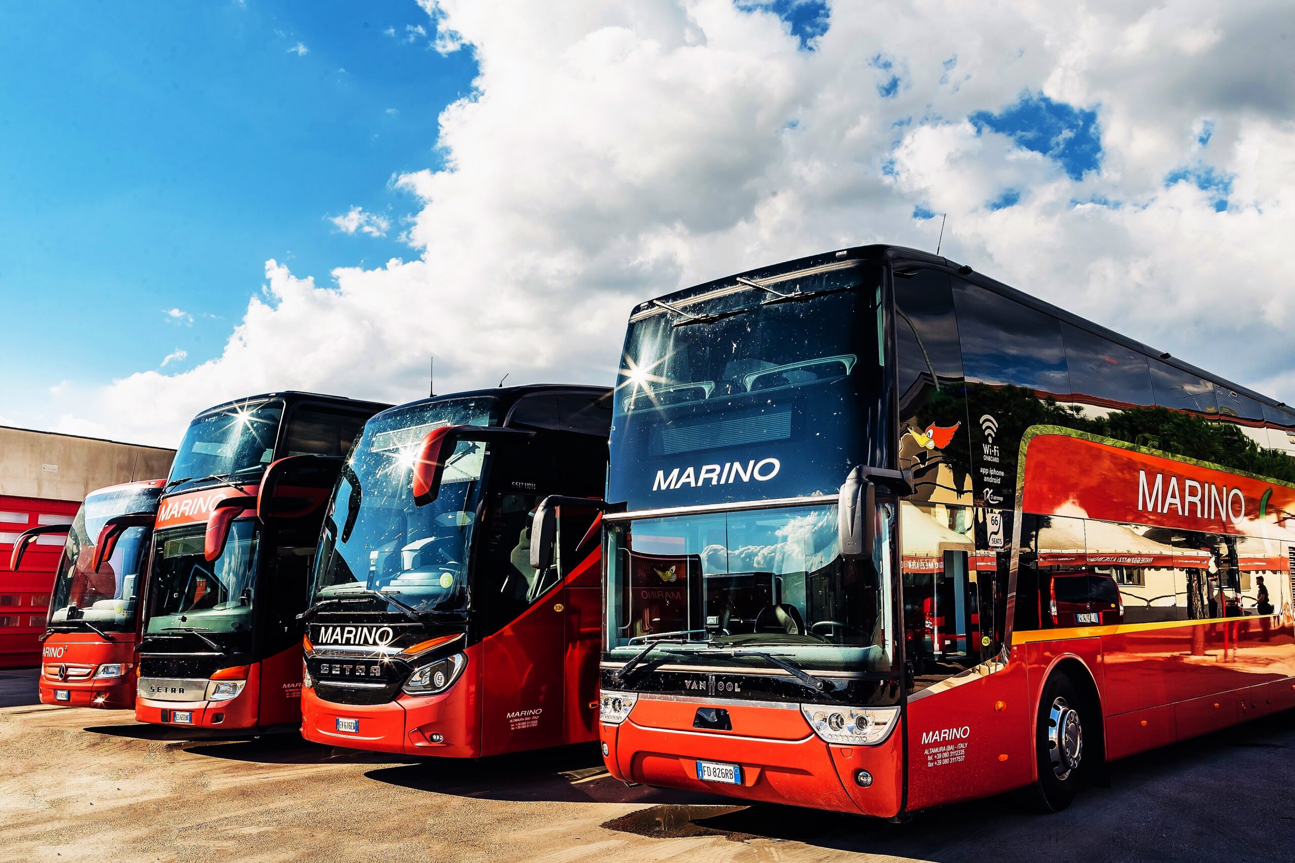 MarinoBus, potenziati i collegamenti da Salerno con il Centro Nord e numerose mete europee