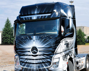 Mercedes Actros vince il premio per i camion decorati