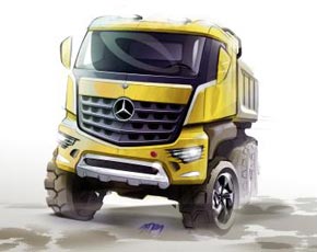 Mercedes: ecco Arocs, il nuovo cava-cantiere