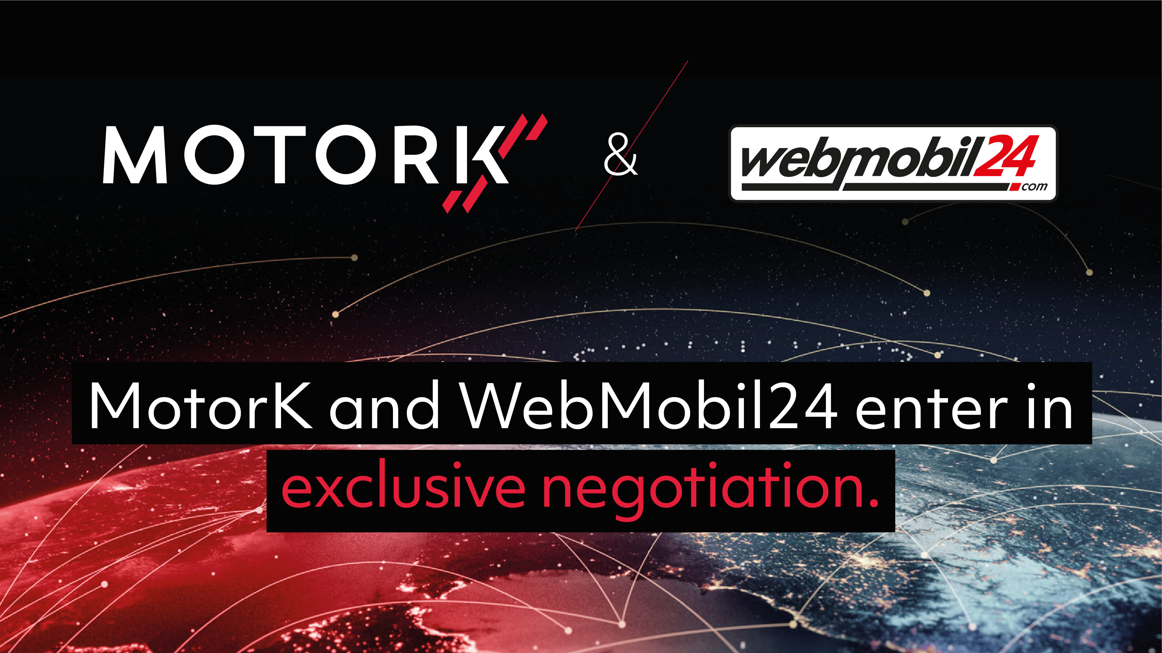 Automotive: MotorK verso l’acquisizione di WebMobil24