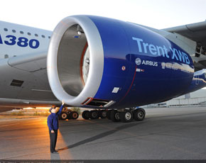 Primi test in volo per i motori dell’Airbus A350 XWB