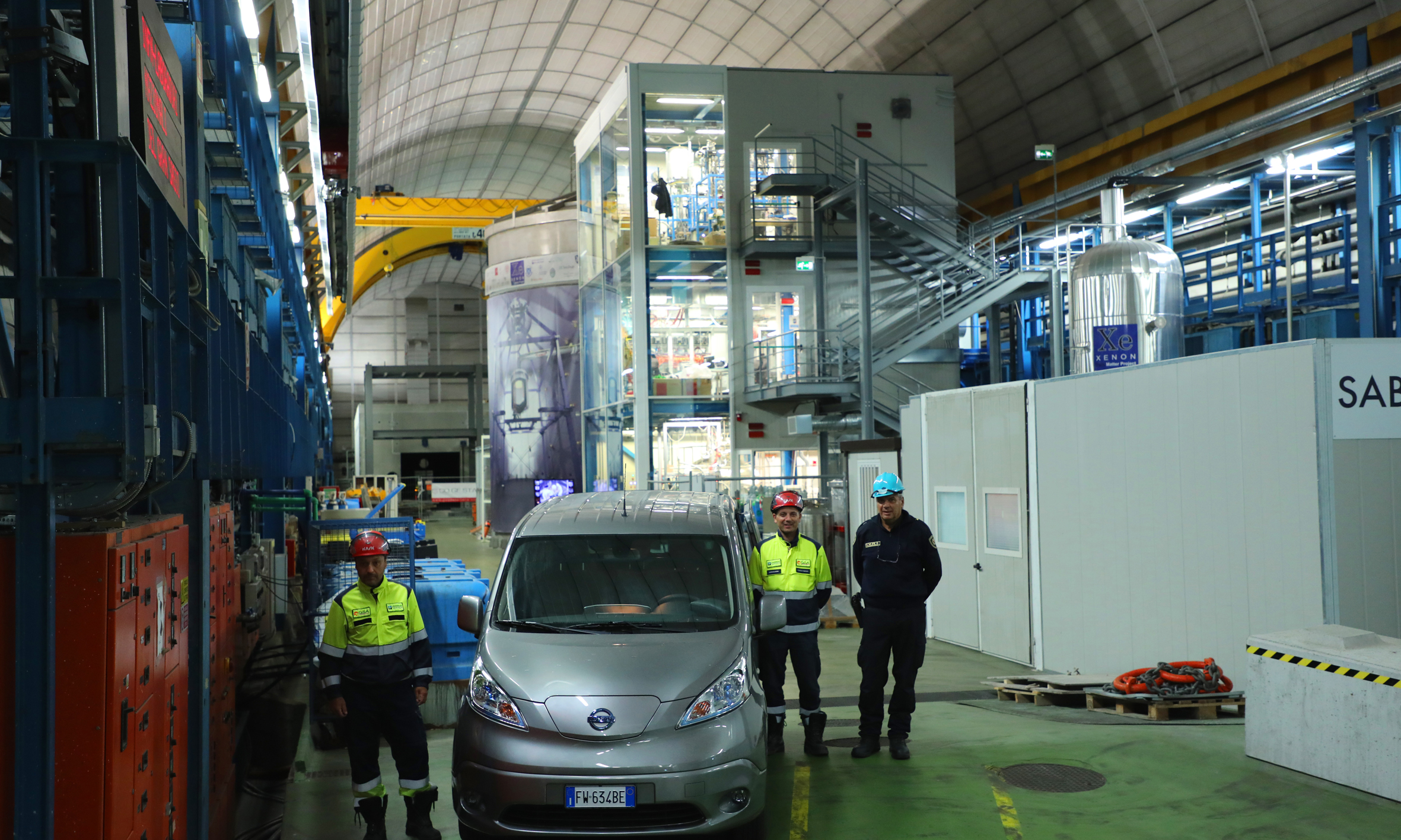 Nissan e-NV200 Evalia 100% elettrico nella flotta dei veicoli a servizio dei Laboratori Nazionali del Gran Sasso