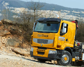 Renault Trucks: la potenza motrice OptiTrack su Premium Lander