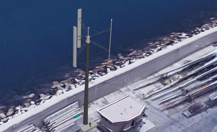 Porto di Bari: in funzione la prima pala eolica installata in un porto italiano