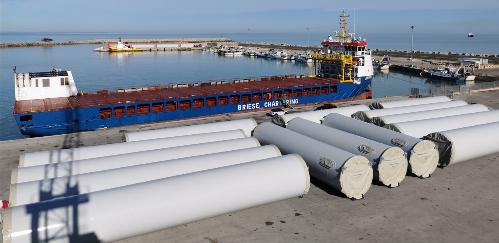 Porto di Vasto: al lavoro per operazioni internazionali sempre più ambiziose e spedizioni eccezionali