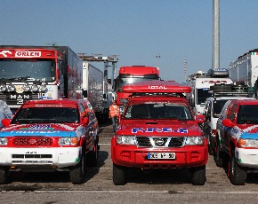 Porto di Venezia: destinazione Egitto per i piloti del Rally dei Faraoni 2011