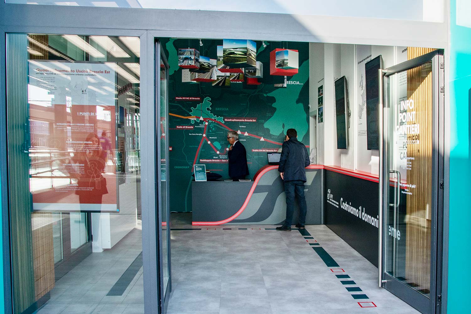 La stazione diventa un hub di partecipazione e confronto: inaugurato l’Infopoint su lavori nel nodo di Brescia