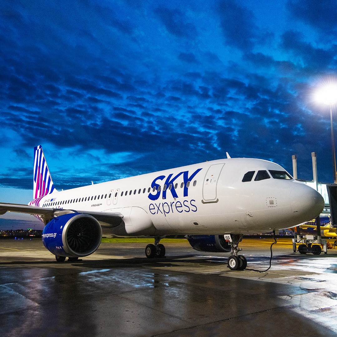 SKY Express aumenta le frequenze su Roma: diventa giornaliero il volo per Atene