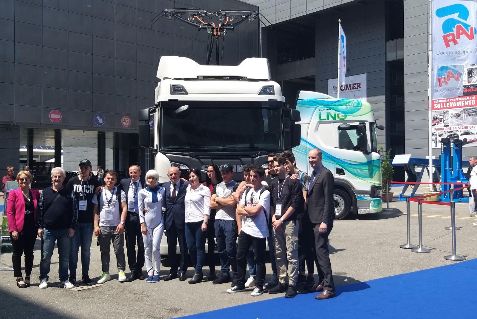 Autopromotec, Scania di nuovo in campo per il trasporto sostenibile