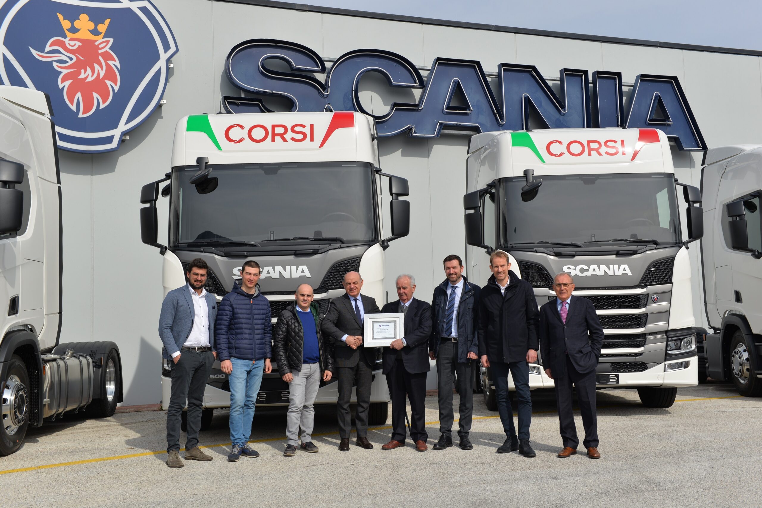 Camion: Corsi S.p.A sceglie Scania per rinnovare la flotta